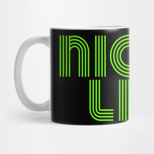 NIGHT LIFE - Lime Green Mug